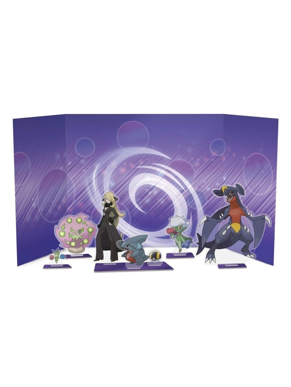 Acrylic Standees from Pokémon TCG: Cynthia's Garchomp EX Premium Collection